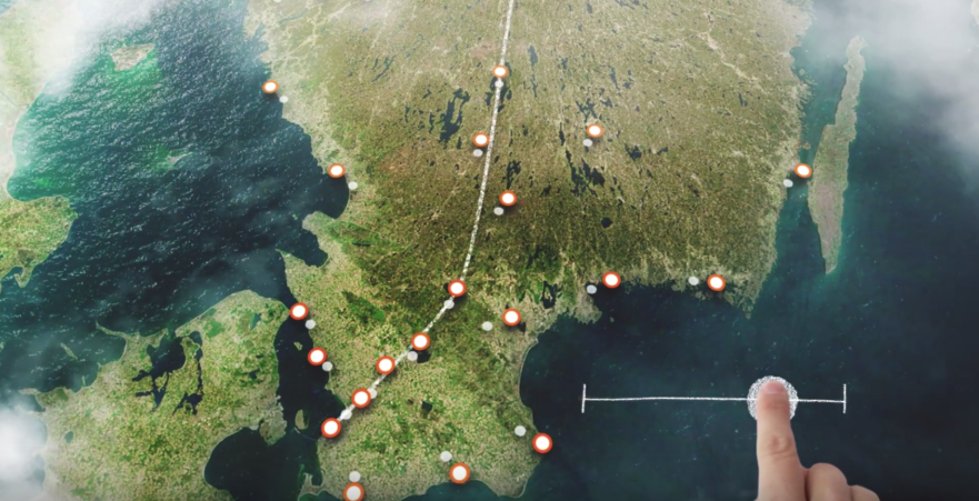 Byggstart Sverige, skärmdump från filmen